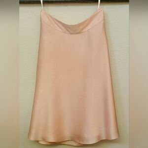Banana Republic Blush Satin Skirt